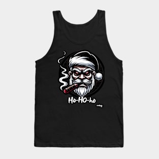 Smoke 'n' Chill Santa - A Xmas December Tank Top